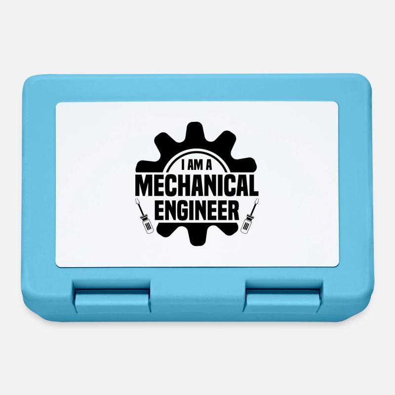 I am a mechanical engineer - Lunchbox - sapphire blue