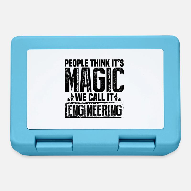 People think it's magic - Boîte à goûter - bleu saphir