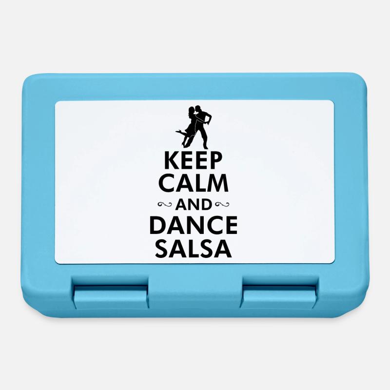 DANCE SALSA - Brotdose - Saphirblau