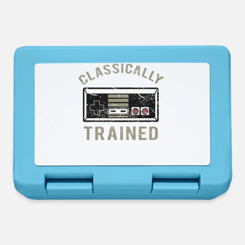 Classically Trained retrogaming video gamer - Lunchbox - sapphire blue