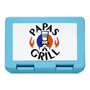 Papa's Grill - 3farb - Lunchbox - sapphire blue - Front