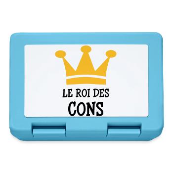 The King of Cons - Lunchbox - sapphire blue - Front