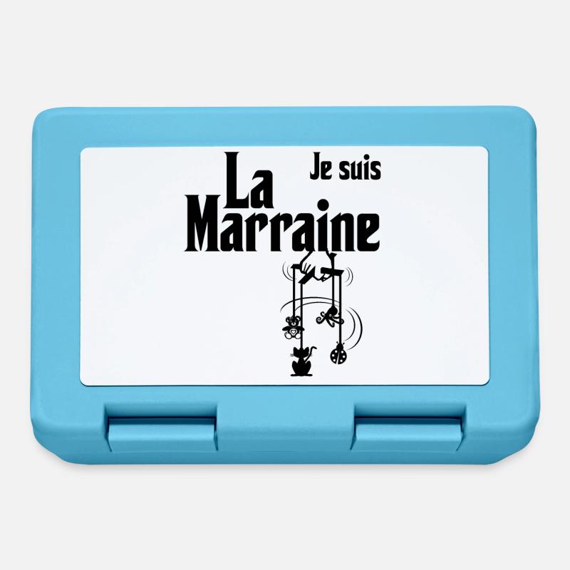 la marraine - Boîte à goûter - bleu saphir