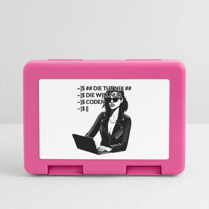 Coden Programmieren Programmiererin Brotdose