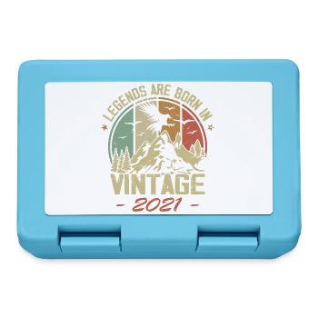 Les Légendes Sont Nées En 2021 - 3e Anniversaire - Boîte à goûter - bleu saphir - Devant