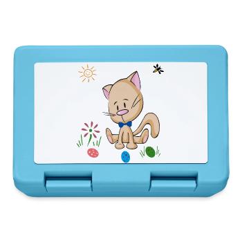 Easter Easter Eggs - Lunchbox - sapphire blue - Front