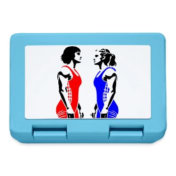 Lutte féminine - Boîte à goûter - bleu saphir - Devant