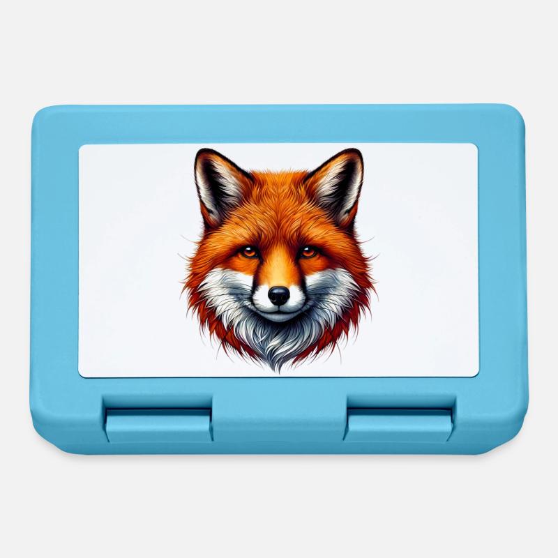 Fuchs - Brotdose - Saphirblau