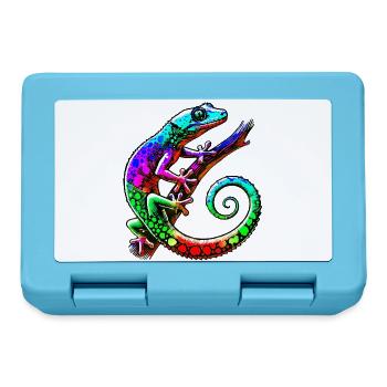 Gecko - Brotdose - Saphirblau - Vorne