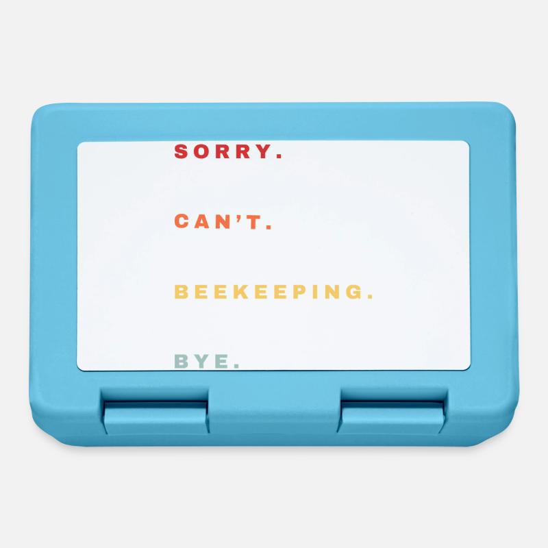 Sorry Can't Beekeeping Bye - Beekeeping Lovers - Lunchbox - sapphire blue