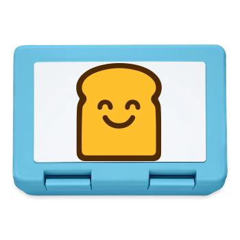 Cute Toast - Lunchbox - sapphire blue - Front