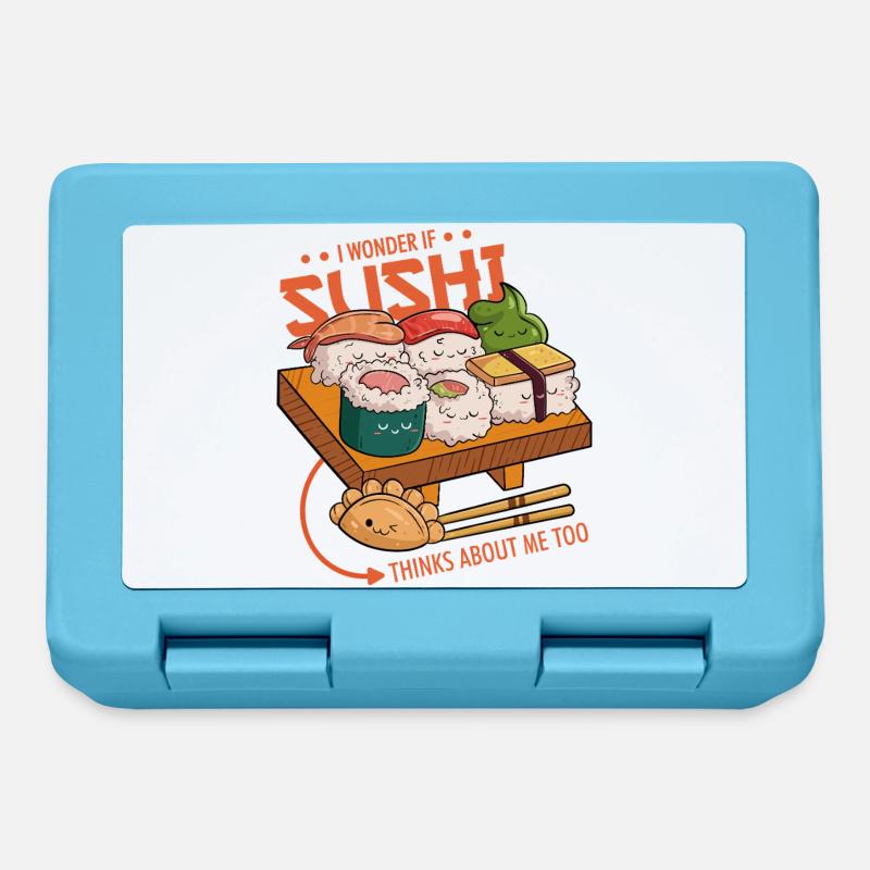 Amis du sushi - Boîte à goûter - bleu saphir