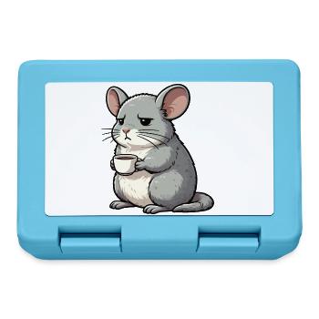 Chinchilla Chinchillas Chinchillabesitzer Nagetier - Brotdose - Saphirblau - Vorne