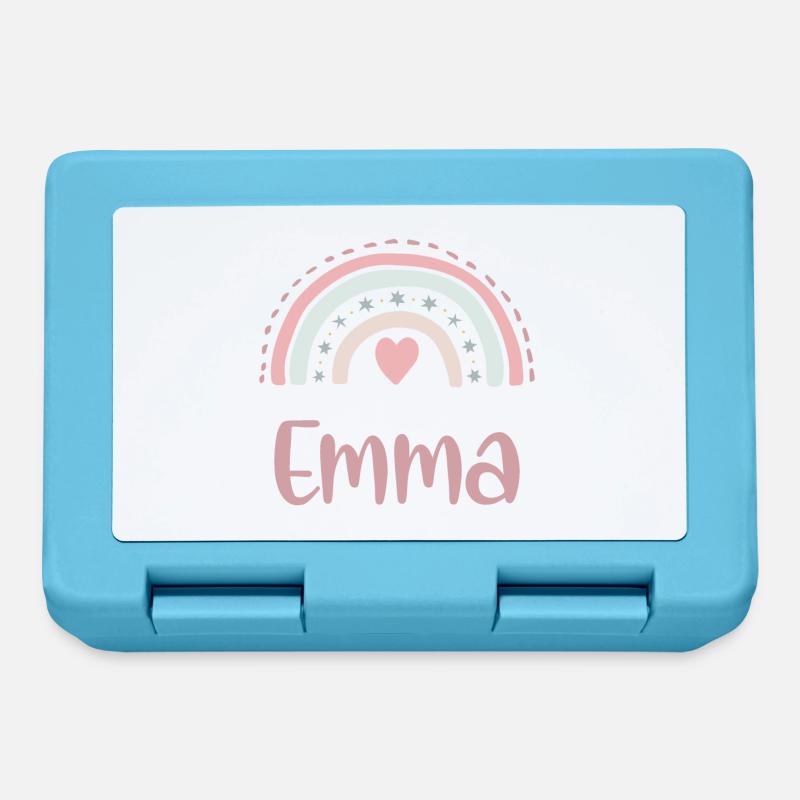 Emma Nom Arc-en-ciel - Boîte à goûter - bleu saphir