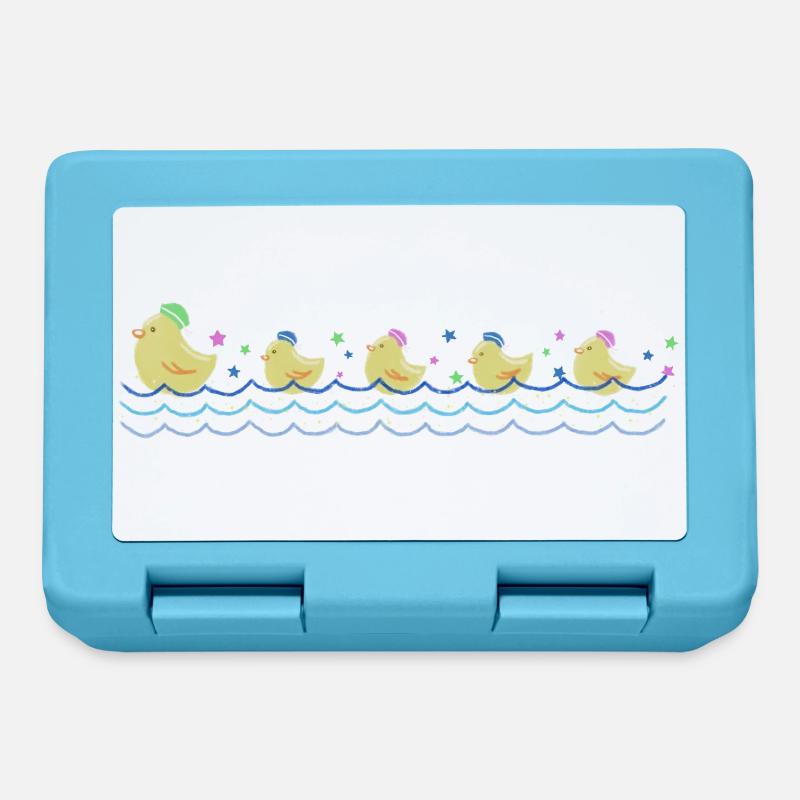 All in a Row - Lunchbox - sapphire blue