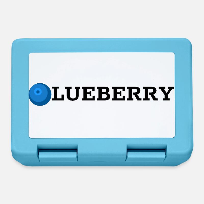 Blueberry funny Design Myrbeere - Boîte à goûter - bleu saphir
