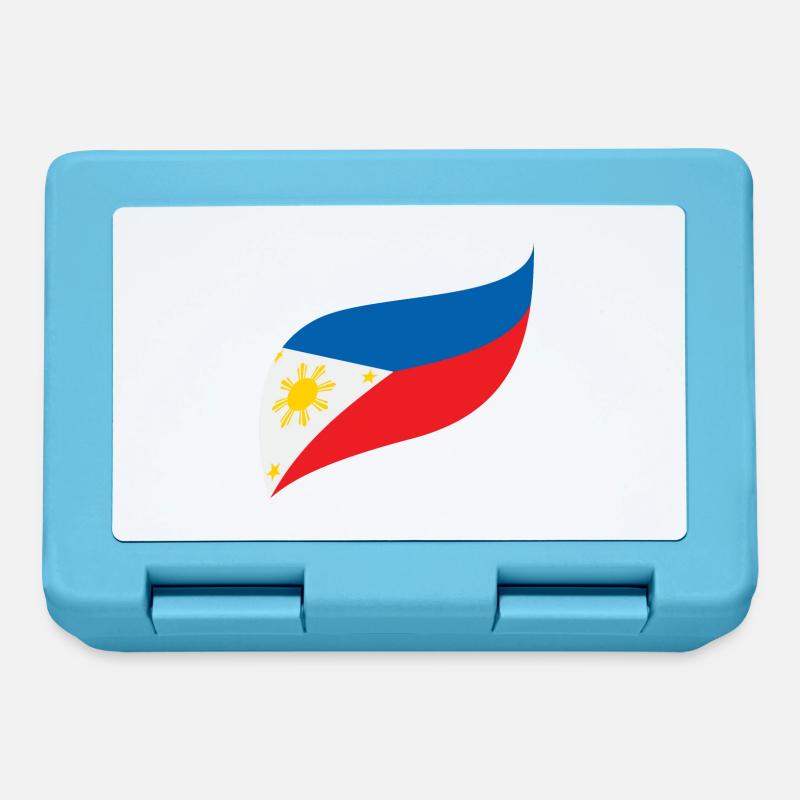 Philippines Flag - Lunchbox - sapphire blue