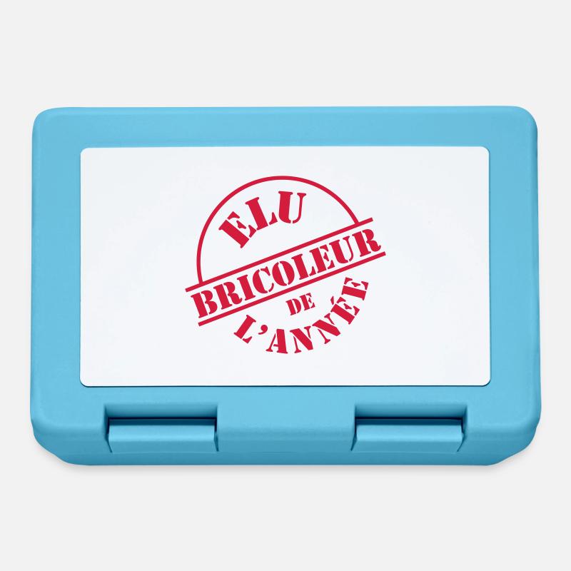 Elu Bricoleur de l'année - Boîte à goûter - bleu saphir