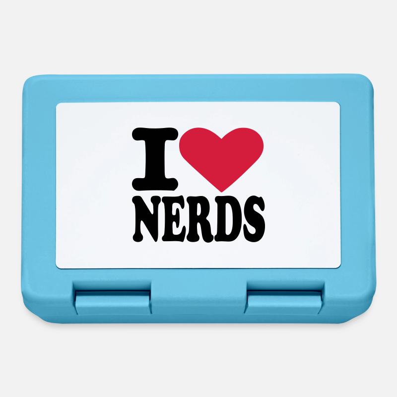 Nerd - Brotdose - Saphirblau