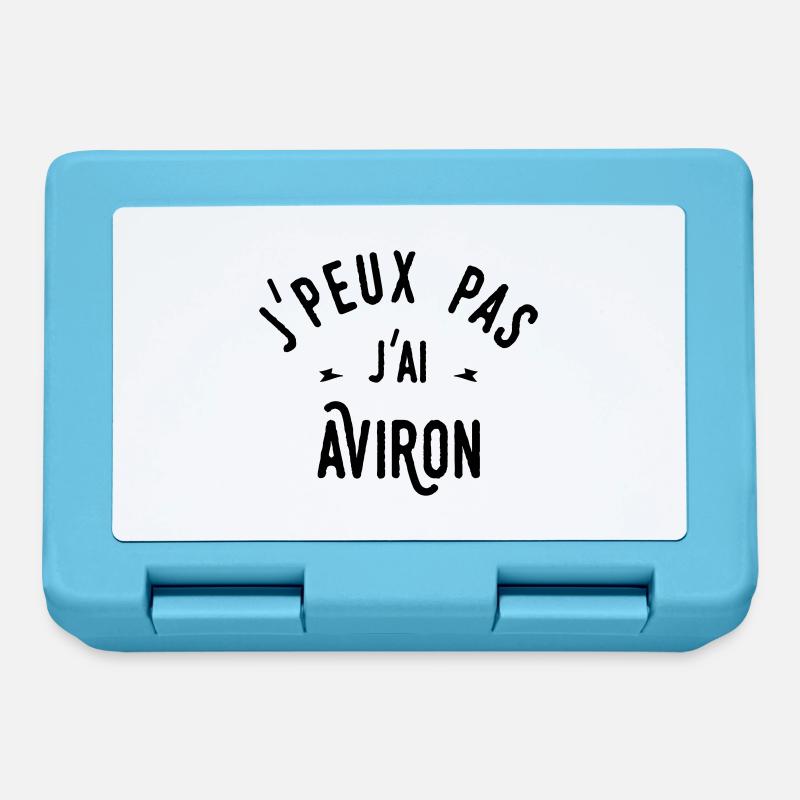 j'peux pas j'ai aviron - Boîte à goûter - bleu saphir