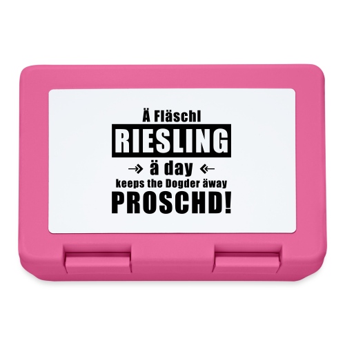 Fläschl Riesling a day! - Brotdose