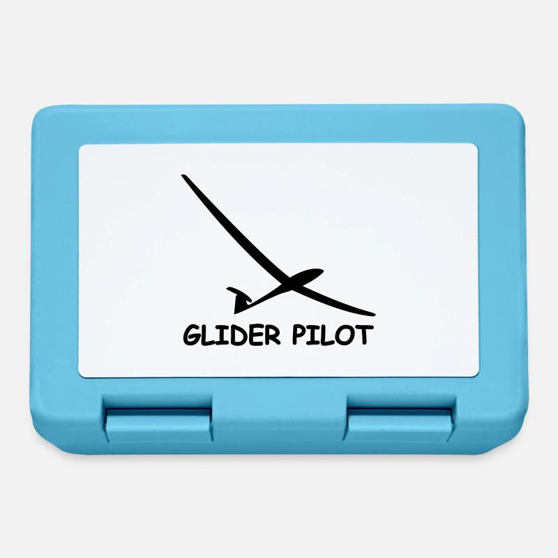 glider pilot - Lunchbox - sapphire blue