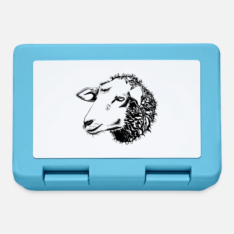 sheep37 - Boîte à goûter - bleu saphir