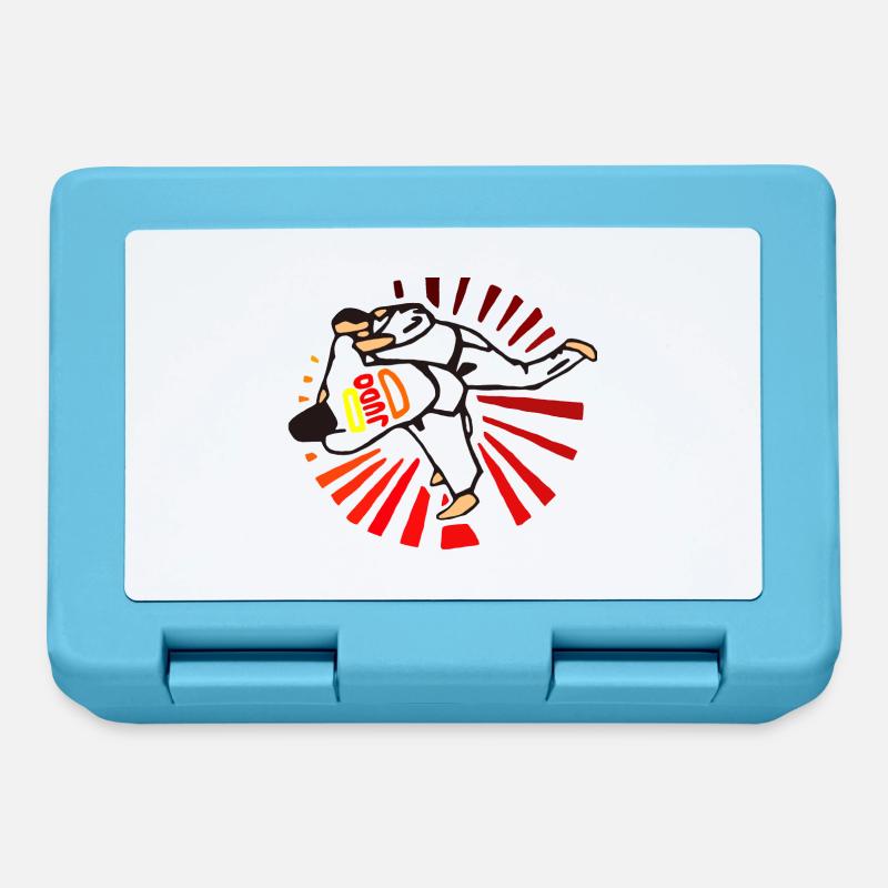 judo - Boîte à goûter - bleu saphir