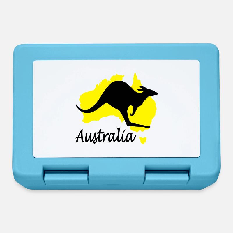 australia - Boîte à goûter - bleu saphir