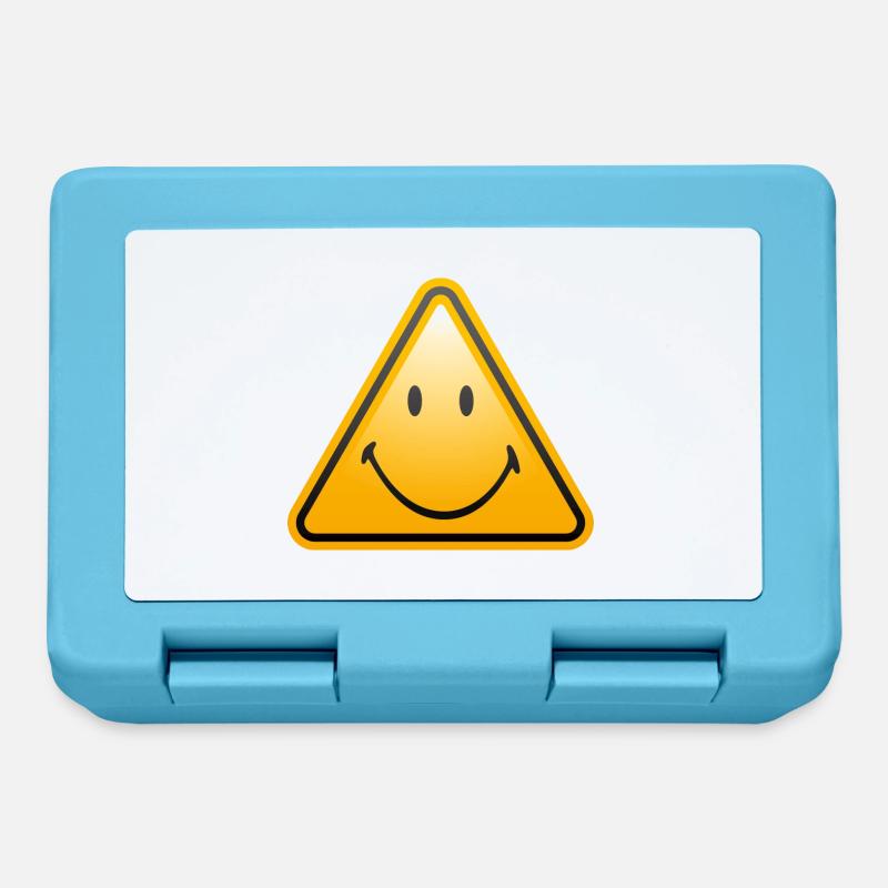 Smiley Shield - Brotdose - Saphirblau