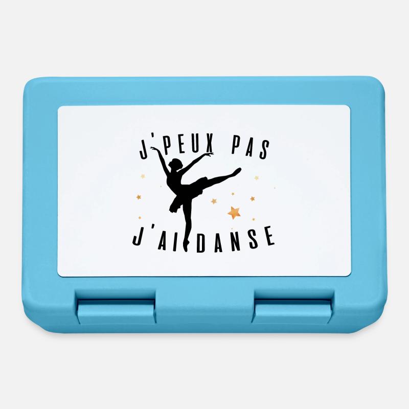 J peux pas j ai danse ballet idée cadeau tshirt - Boîte à goûter - bleu saphir