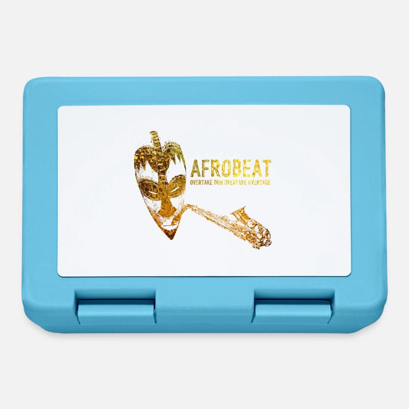 Afrobeat - Lunchbox - sapphire blue