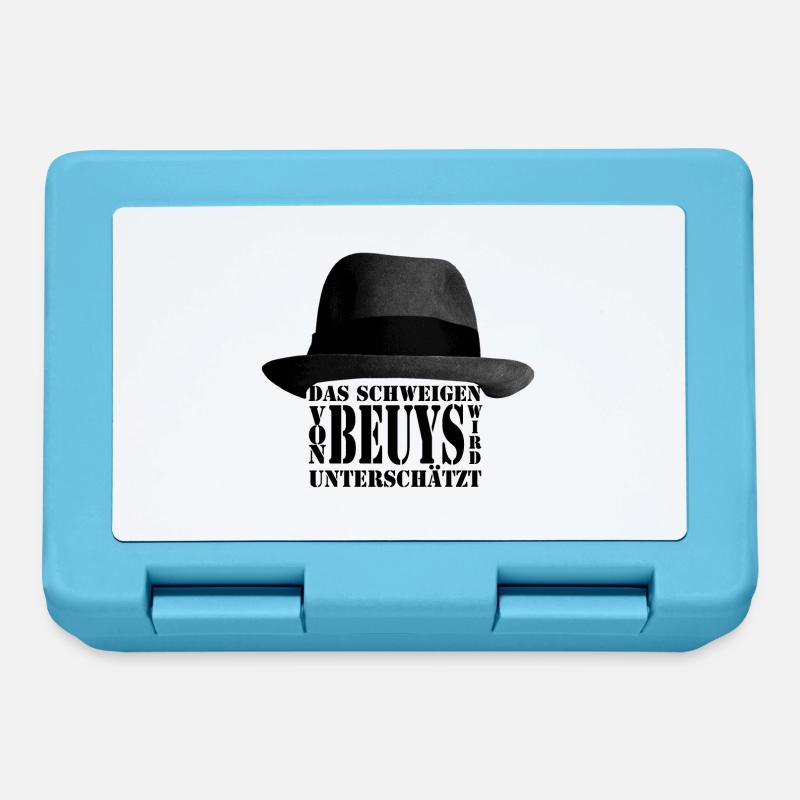 Das Schweigen von Joseph Beuys wird unterschätzt - Brotdose - Saphirblau