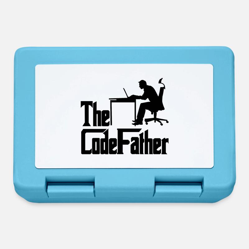 The Codefather Programmer Coder Developer Software - Brotdose - Saphirblau
