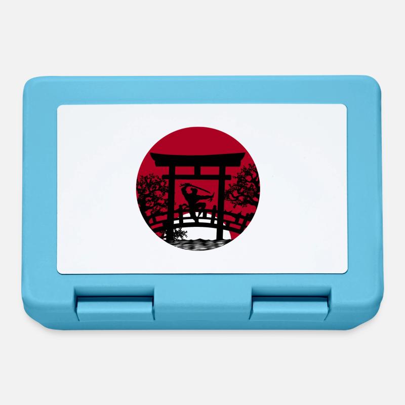 Japan Samurai - Brotdose - Saphirblau