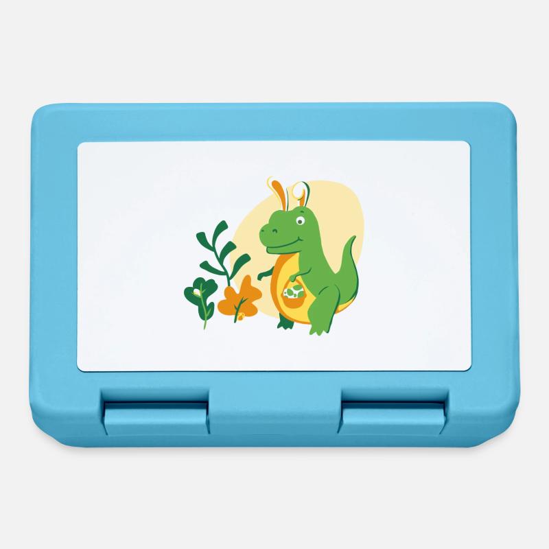 Easter Bunny T-Rex - Lunchbox - sapphire blue
