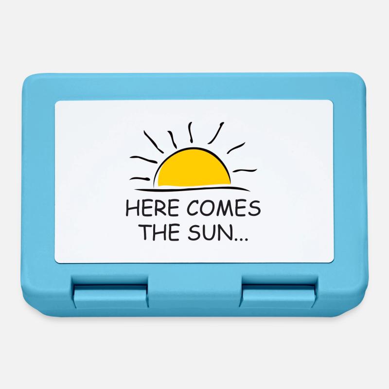 Summer, sun, sunshine! Spring, Holidays - Lunchbox - sapphire blue