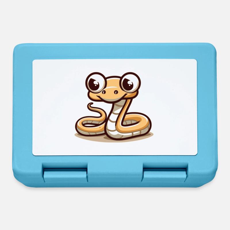 Snake - Lunchbox - sapphire blue