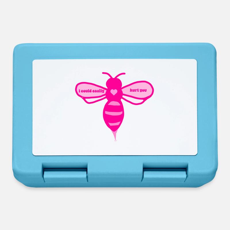 Pink Bee - Lunchbox - sapphire blue