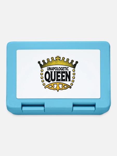 Unapologetic Queen - Lunchbox - sapphire blue