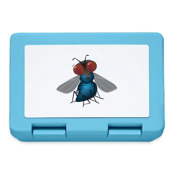 fliege - Brotdose - Saphirblau - Vorne