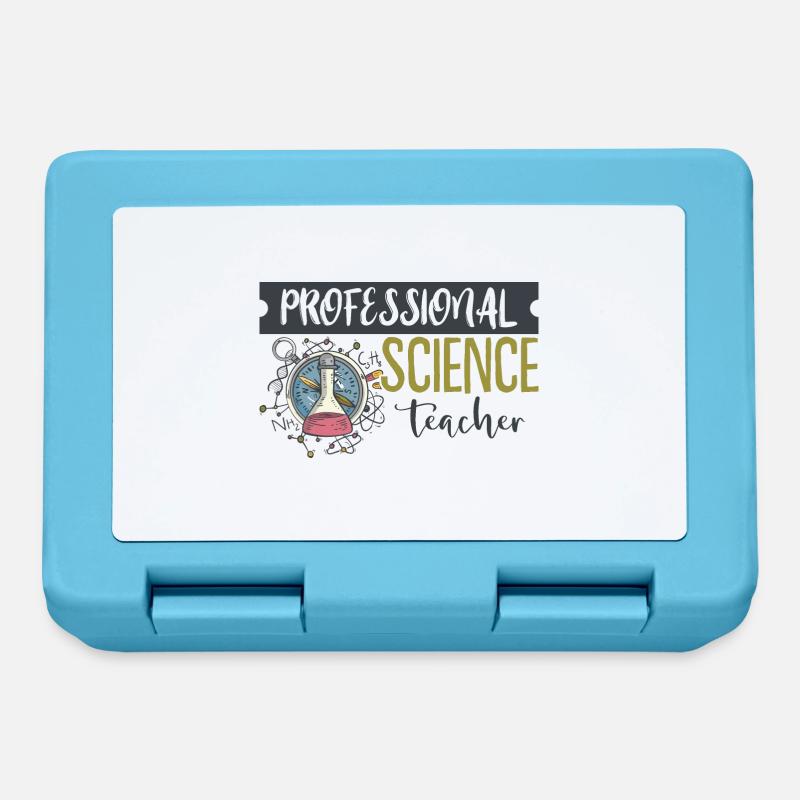 Professeur de science - Boîte à goûter - bleu saphir