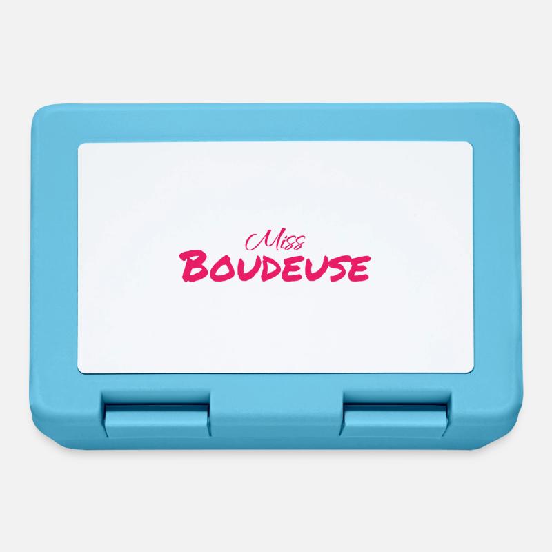 Miss boudeuse - Boîte à goûter - bleu saphir