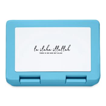 La ilaha illallah Islam - Lunchbox - sapphire blue - Front