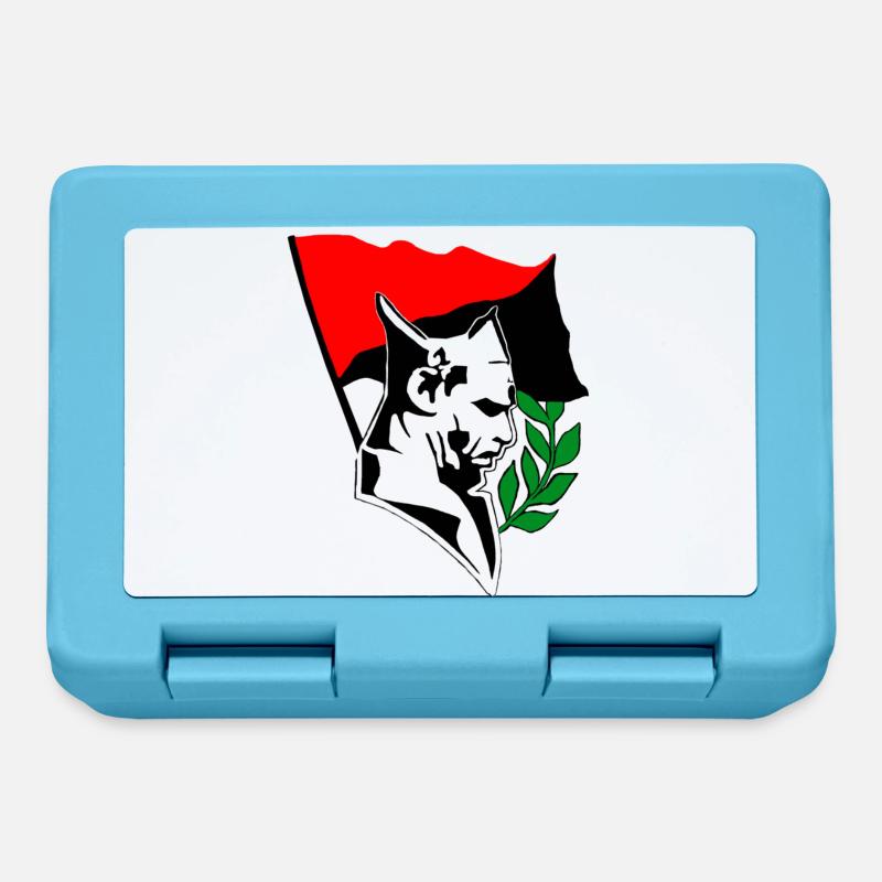 Durruti - Anarchy Flag - Brotdose - Saphirblau