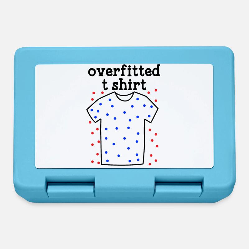 Machine Learning Overfitted T-Shirt - Brotdose - Saphirblau