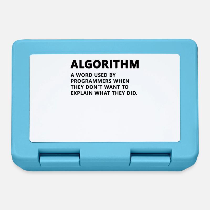Programmierer Algorithmus Definition - Brotdose - Saphirblau