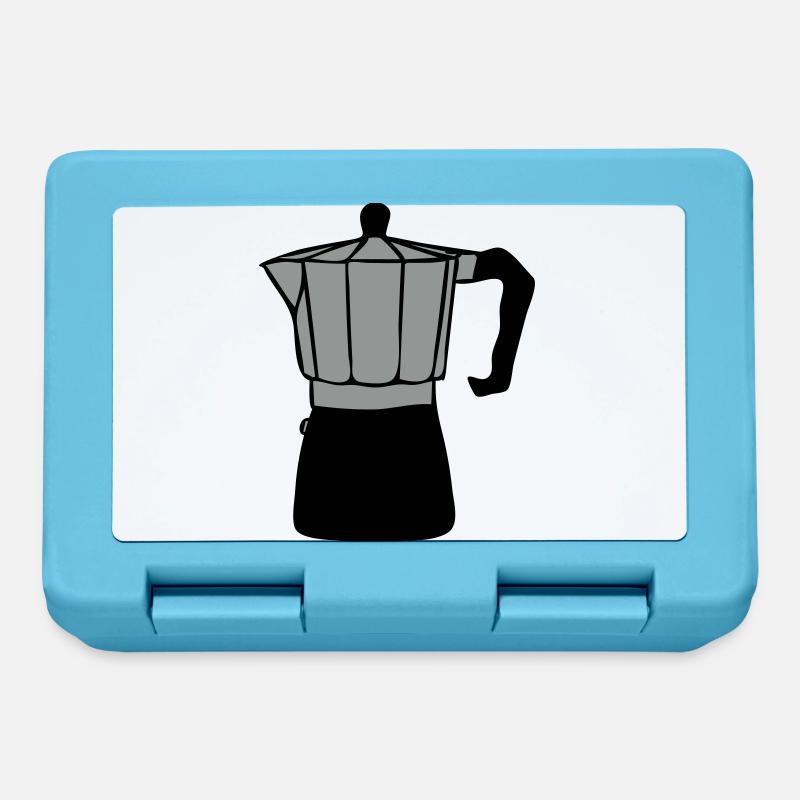 Cafetière - Boîte à goûter - bleu saphir