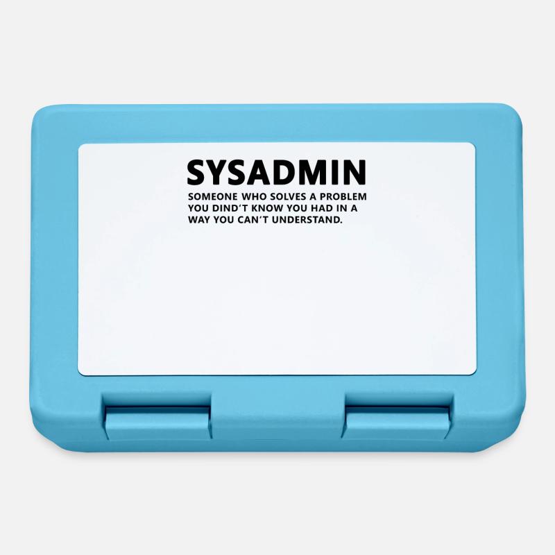 Sysadmin - Brotdose - Saphirblau