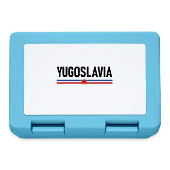 Yugoslawien Albanien Albaner - Brotdose - Saphirblau - Vorne